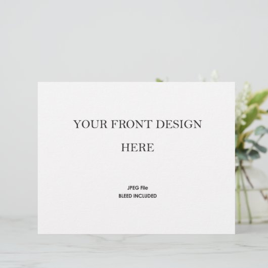 Wedding Program Booklet Printing 5.5x8.5" (Staand voorkant)