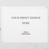 Wedding Program Booklet Printing 5.5x8.5" (Voorkant / Achterkant)