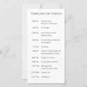 Wedding Program-Heart Shaped Red Roses- (Achterkant)