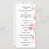 Wedding Program-kaart. (Voorkant)