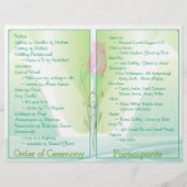 Wedding Programme (niet-religieuze versie) (Achterkant)