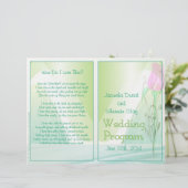 Wedding Programme (niet-religieuze versie) (Staand voorkant)