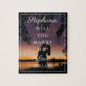 Wedding Proposal Will You Marry Me Small Photo Legpuzzel (Verticaal)