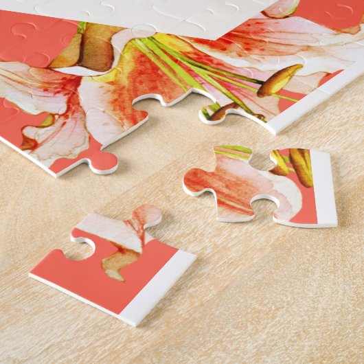 Wedding Puzzle Uitnodiging Legpuzzel (Zijkant)