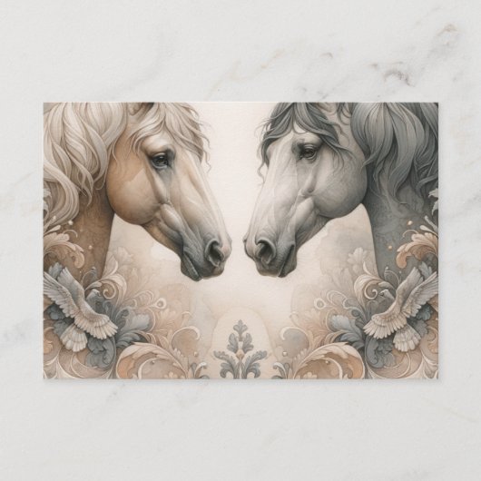 Wedding QR Code Enclosure Kaart (Voorkant)