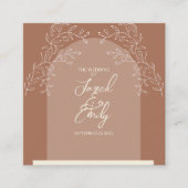 Wedding QR Code Enclosure Kaart (Voorkant)