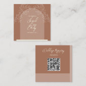 Wedding QR Code Enclosure Kaart (Voorkant / Achterkant)