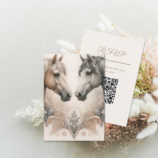 Wedding QR Code Enclosure Kaart