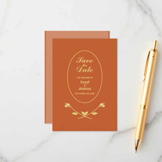 Wedding QR Code RSVP Enclosure Kaart (Voorkant / Achterkant in situ)