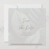 Wedding QR Code Save the Date Invitation (Voorkant)