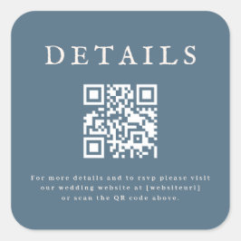 Wedding QR Code Sticker