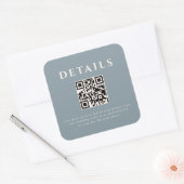 Wedding QR Code Sticker (Envelop)
