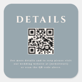 Wedding QR Code Sticker