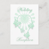 Wedding Receptie Enclosure Kaart Vlinders (Voorkant)