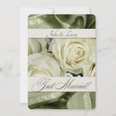 Wedding Reception Bouquet en Green Kaart (Voorkant)