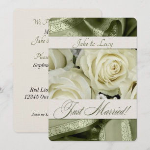 Wedding Reception Bouquet en Green Kaart