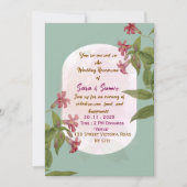 Wedding Reception Invitations  Kaart (Voorkant)