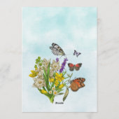 Wedding Reception  Invitations  Kaart (Achterkant)