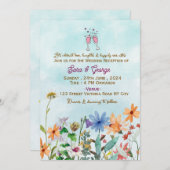 Wedding Reception  Invitations  Kaart (Voorkant / Achterkant)