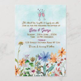 Wedding Reception Invitations Kaart