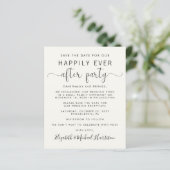 Wedding Reception Save the Date QR Code Cream (Staand voorkant)
