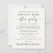 Wedding Reception Save the Date QR Code Cream (Voorkant)