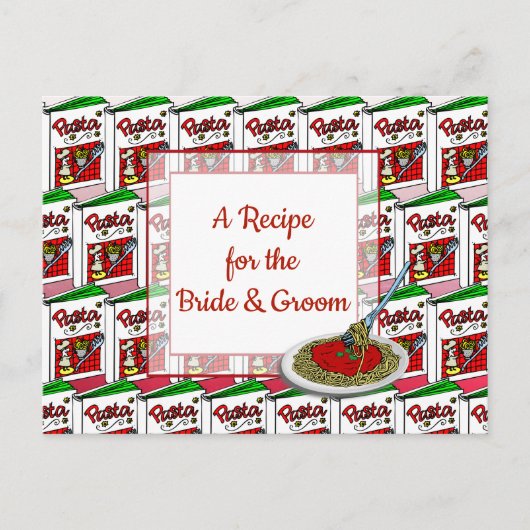 Wedding Recipe Kaart (Voorkant)