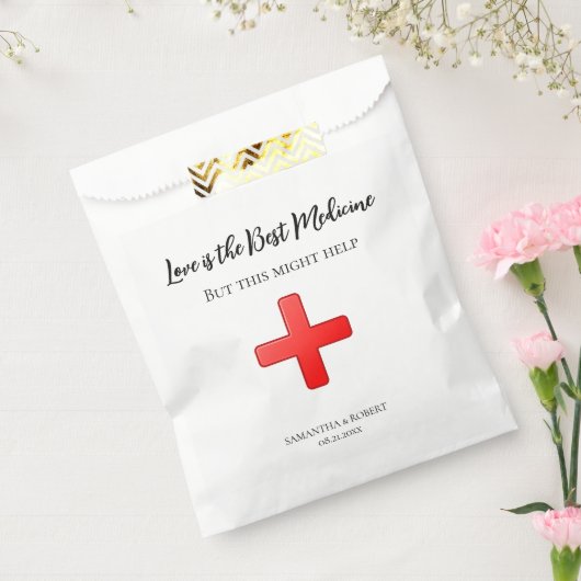 Wedding Recovery Kit Favor Bag Bedankzakje (Gezegeld)