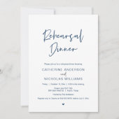 Wedding Rehearsal Dinner en party viering Inv Kaart (Voorkant)