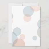 Wedding Rehearsal | Vet Stip van witte Confetti Kaart (Achterkant)