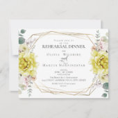 Wedding Rehearsal | Waterverf Gele pony's Kaart (Voorkant)