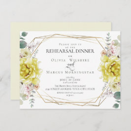 Wedding Rehearsal | Waterverf Gele pony's Kaart