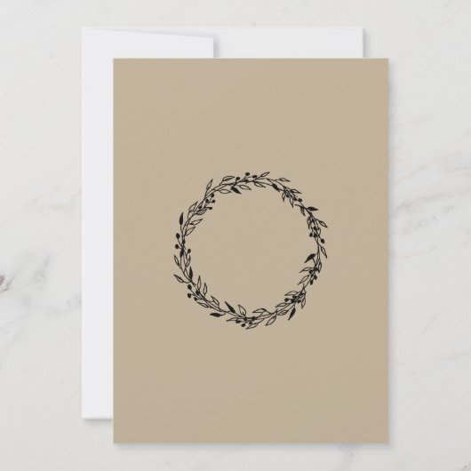 Wedding repetitie diner uitnodiging Sjabloon (Achterkant)