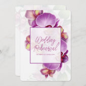 Wedding repetitie en diner uitnodiging QR-code (Voorkant / Achterkant)