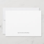 Wedding Response RSVP-kaart Kaart (Achterkant)