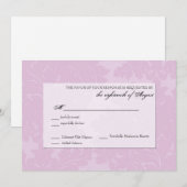 Wedding Response RSVP-kaart Kaart (Voorkant / Achterkant)