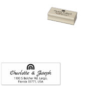 Wedding Return-adres, Creëer je eigen stel, Rubberstempel (Gestempeld)