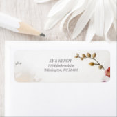 Wedding Return-adreslabels Etiket (Insitu)