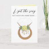 Wedding Ring Kaart (Voorkant)