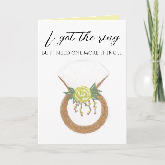 Wedding Ring Kaart (Voorkant)