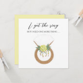 Wedding Ring Kaart (Voorkant / Achterkant in situ)