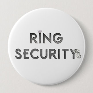 Wedding "RING SECURITY" Ronde Button 4,0 Cm