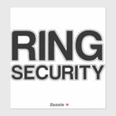 WEDDING RING SECURITY STICKER (Vel)