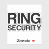 WEDDING RING SECURITY STICKER (Vel)