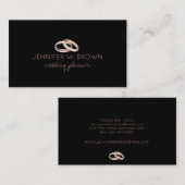 Wedding Ring Visitekaartje (Voorkant / Achterkant)