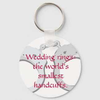 Wedding ringen: 's werelds kleinste handboeien sleutelhanger