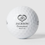 Wedding Rings Groomsman Golfballen (Voorkant)