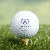 Wedding Rings Groomsman Golfballen (Insitu Shirt)