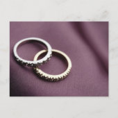 Wedding Rings Silver Briefkaart (Voorkant)