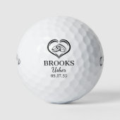 Wedding Rings Usher Golfballen (Voorkant)